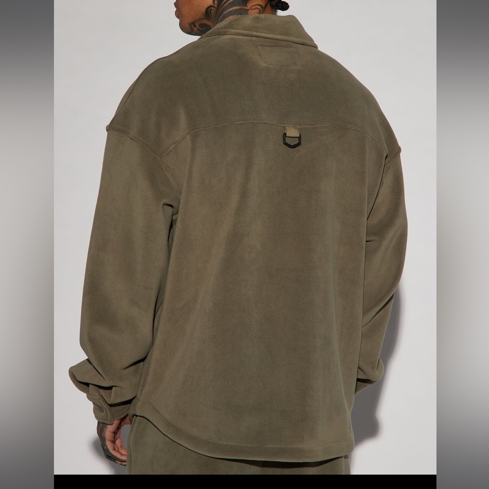 Watch it happen sweater. Color is olive - Picture 2 of 2